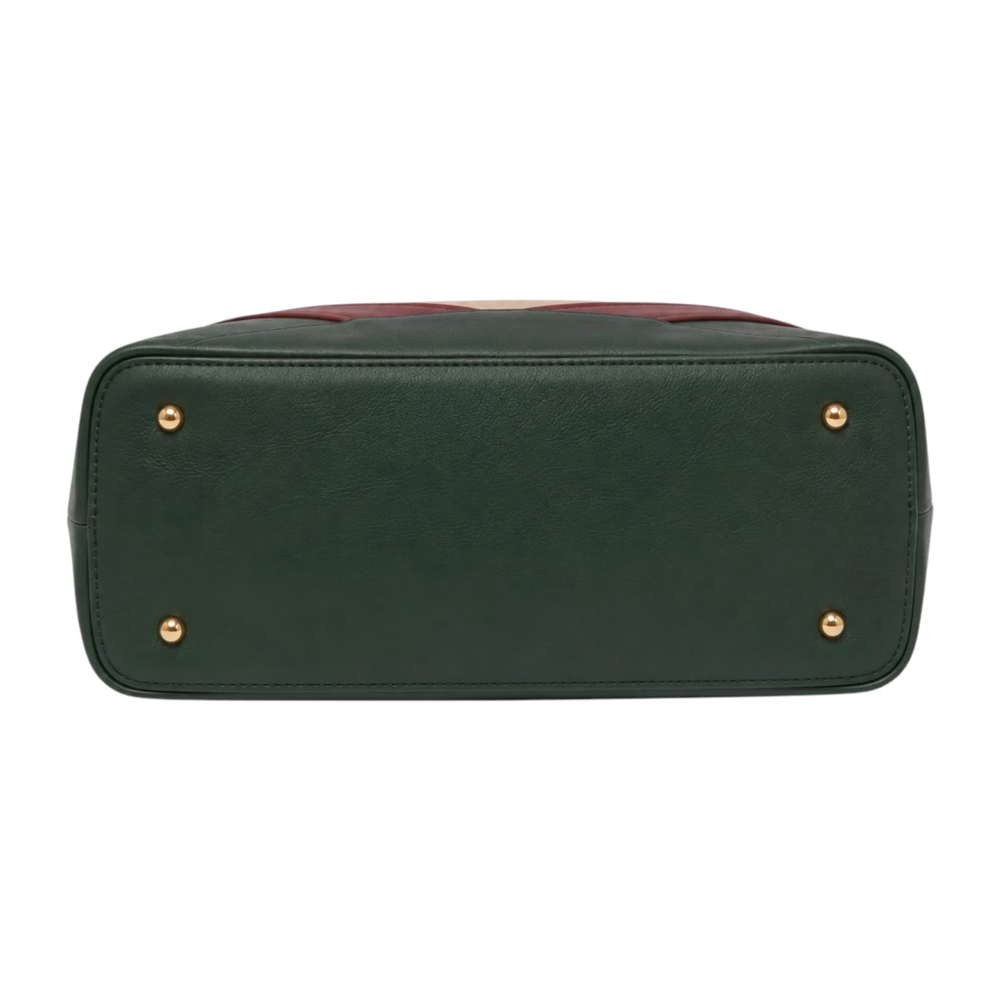 Arovia Color Block Leather Shoulder Handbag