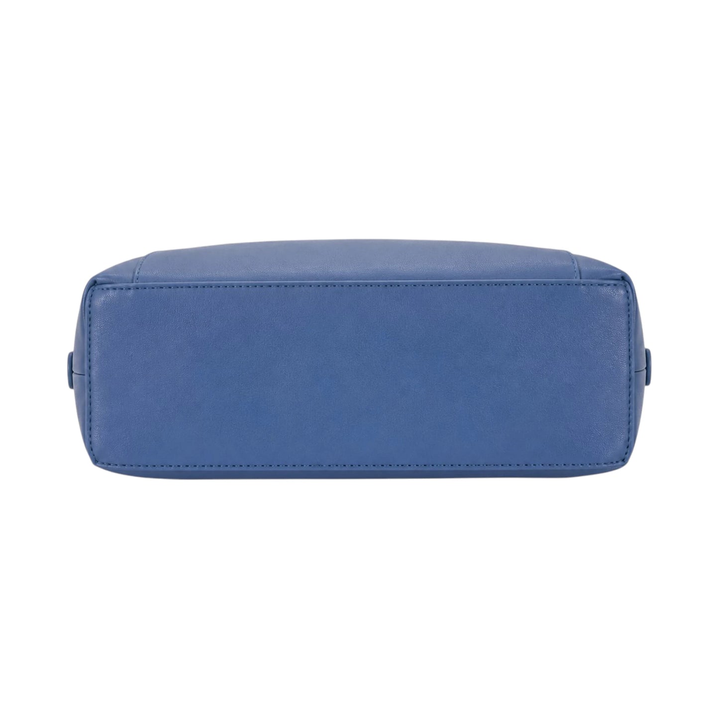 Arovia Blue Leather Shoulder Handbag