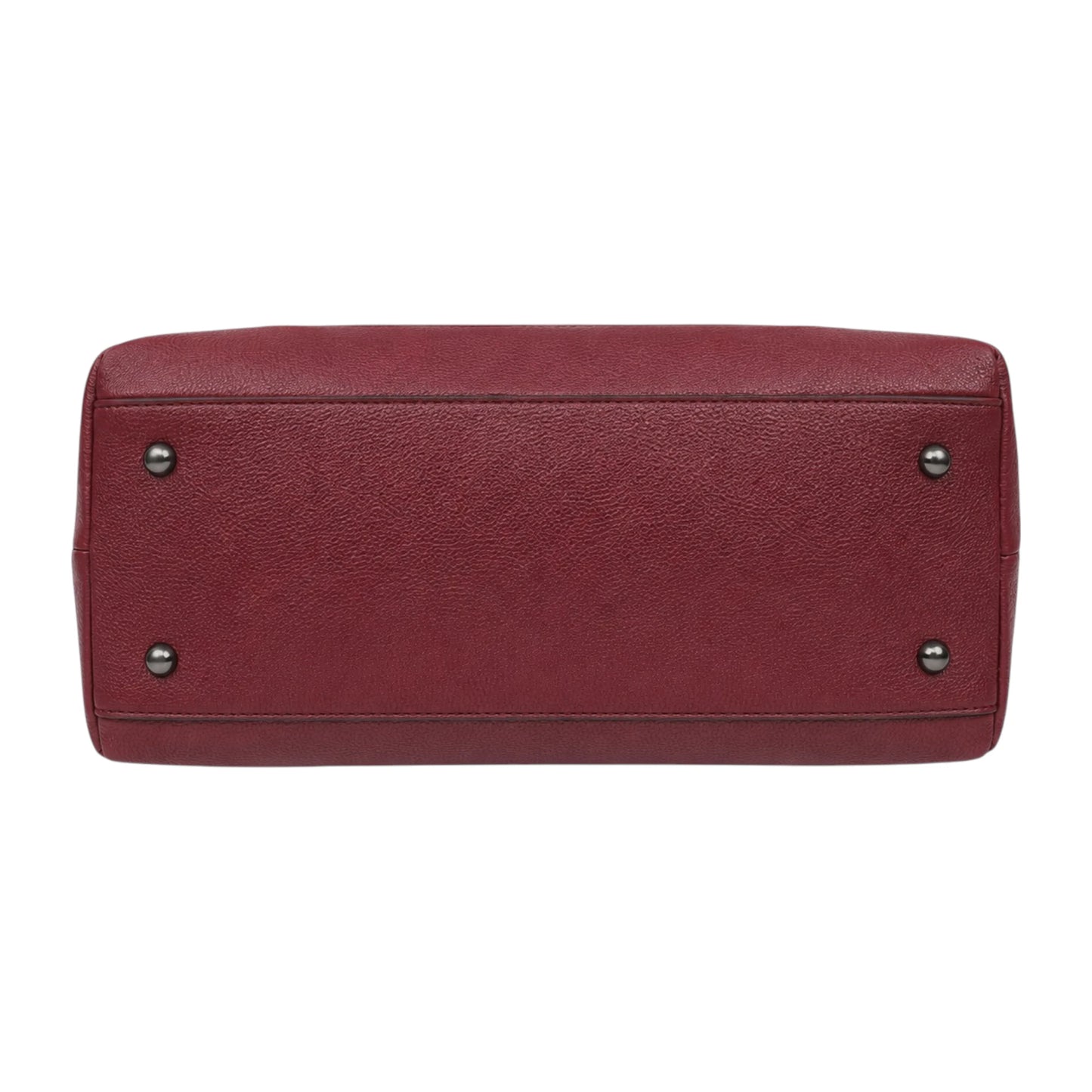 Arovia Women's Burgundy Leather Shoulder Handbag